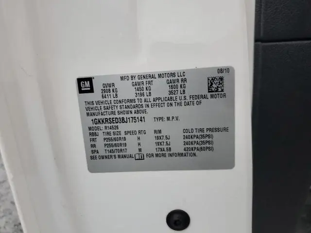 2011 GMC ACADIA SLT-2  