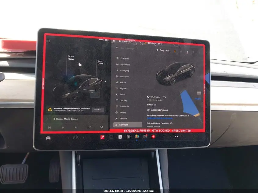 2018 TESLA MODEL 3 LONG RANGE/MID RANGE