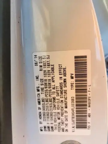 2015 ACURA RDX TECHNOLOGY  