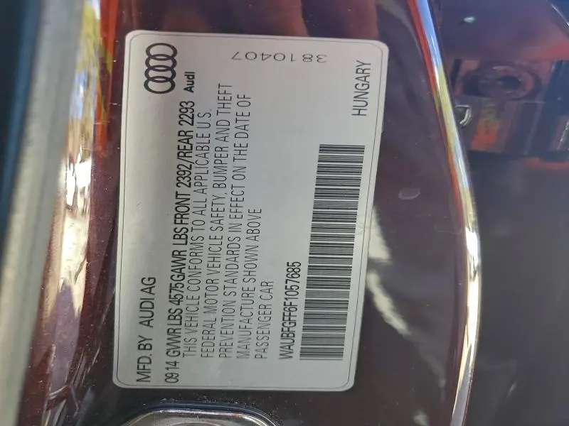 2015 AUDI A3 PREMIUM  