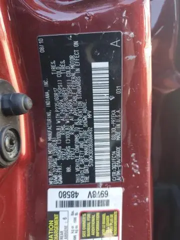 2011 TOYOTA SIENNA LE  