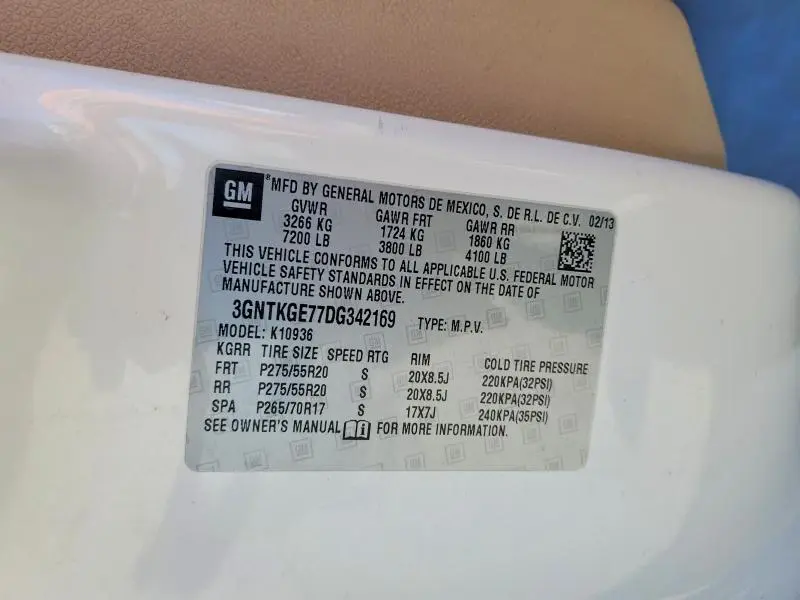 2013 CHEVROLET AVALANCHE LTZ  