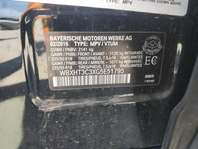 2016 BMW X1 XDRIVE28I