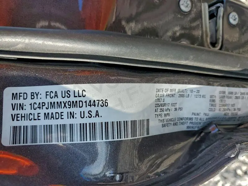 2021 JEEP CHEROKEE LATITUDE LUX  