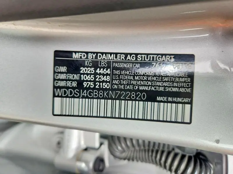 2019 MERCEDES-BENZ CLA 250 4MATIC  