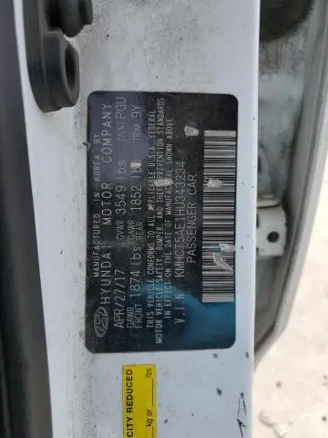 2017 HYUNDAI ACCENT SE