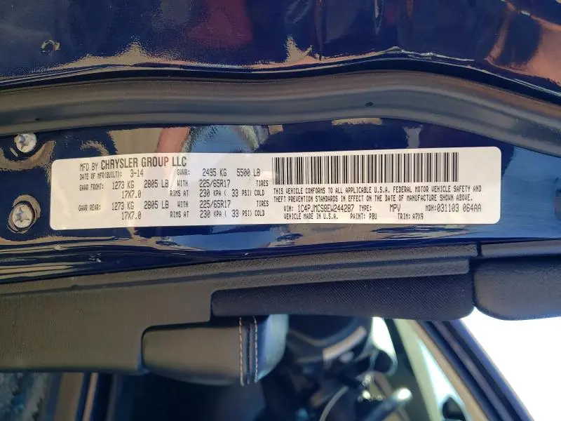 2014 JEEP CHEROKEE LATITUDE  