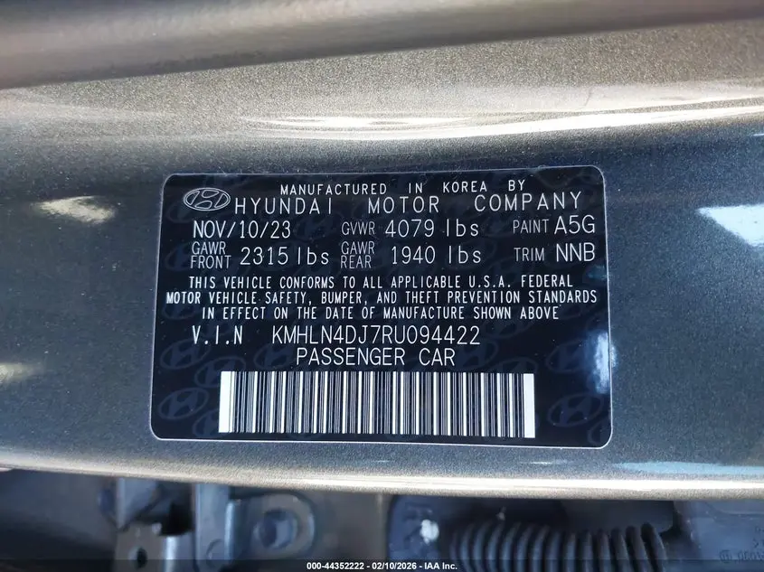 2024 HYUNDAI ELANTRA HYBRID LIMITED