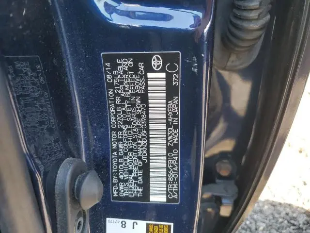 2015 TOYOTA PRIUS   