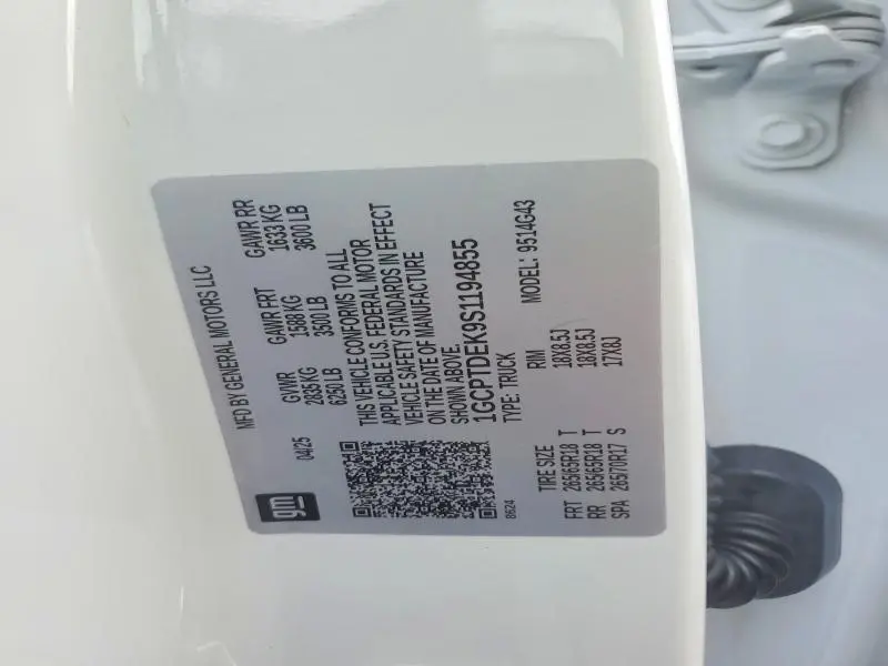 2025 CHEVROLET COLORADO Z71  