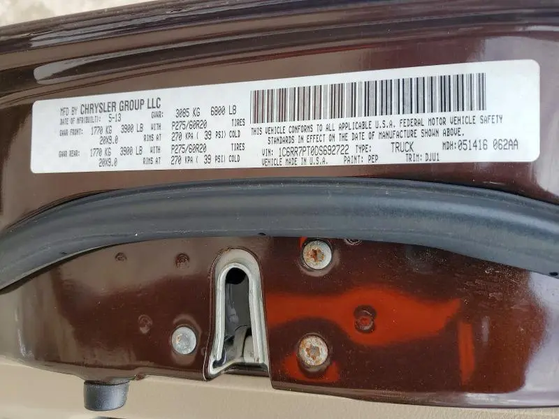 2013 RAM 1500 LONGHORN  