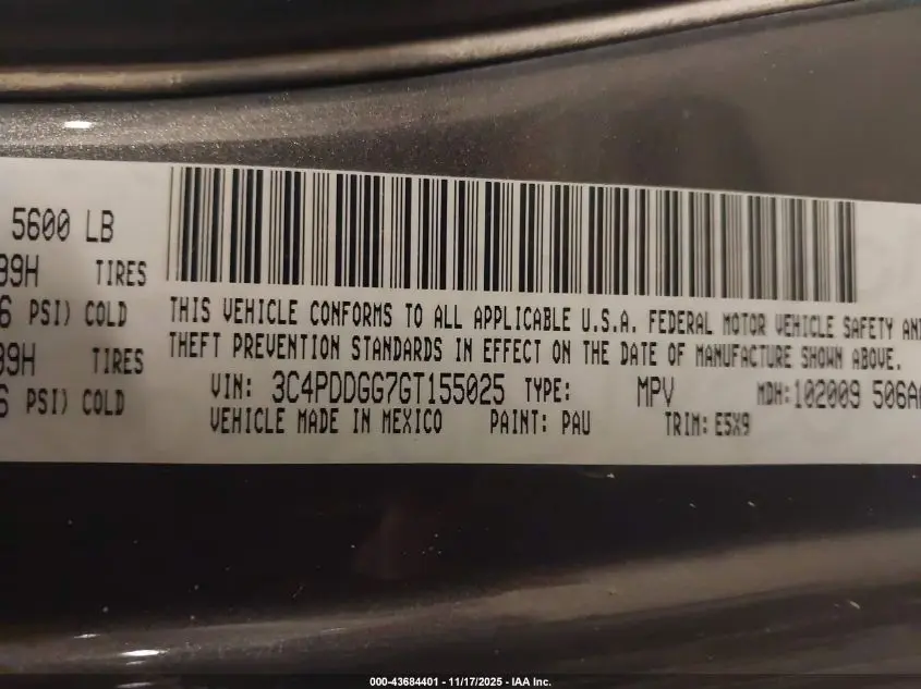 2016 DODGE JOURNEY CROSSROAD