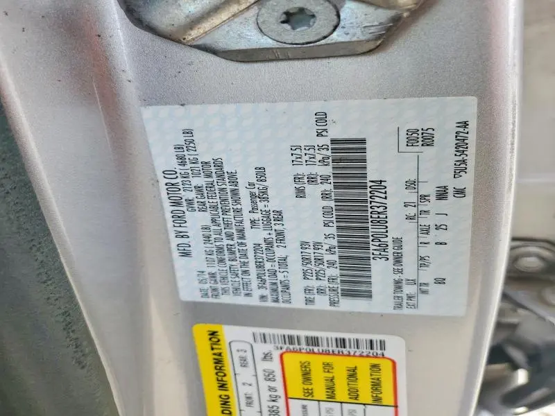 2014 FORD FUSION SE HYBRID  