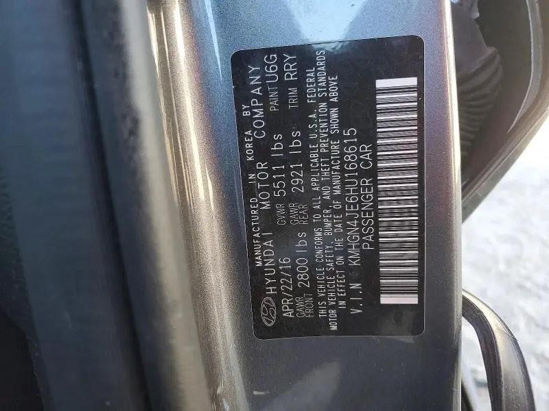 2017 GENESIS G80 BASE  