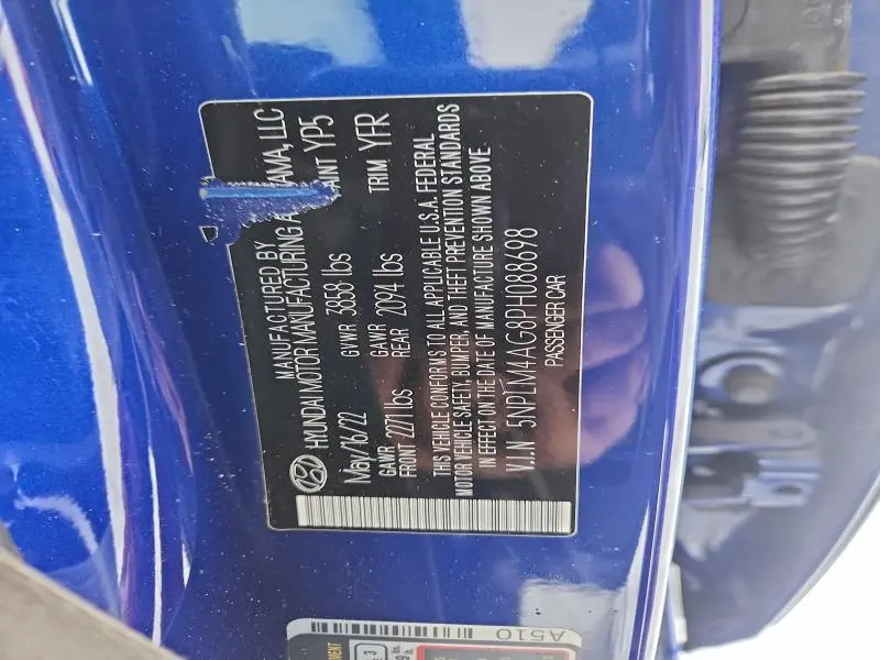 2023 HYUNDAI ELANTRA SEL  