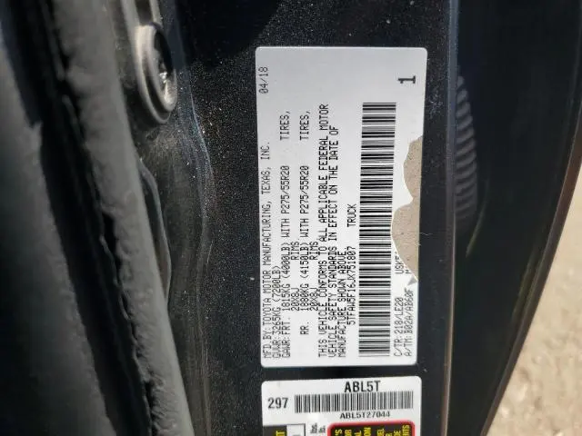 2018 TOYOTA TUNDRA PLATINUM  