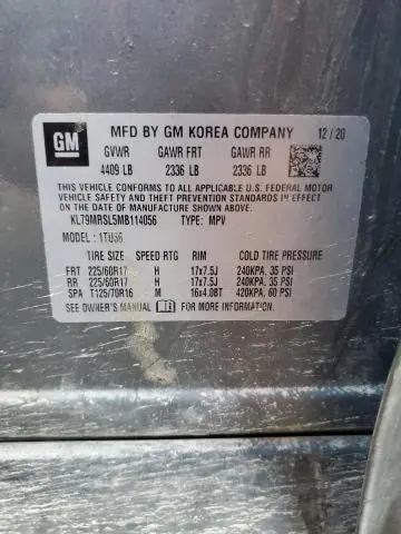 2021 CHEVROLET TRAILBLAZER LT  