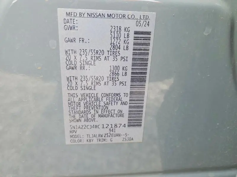 2024 NISSAN MURANO SL  