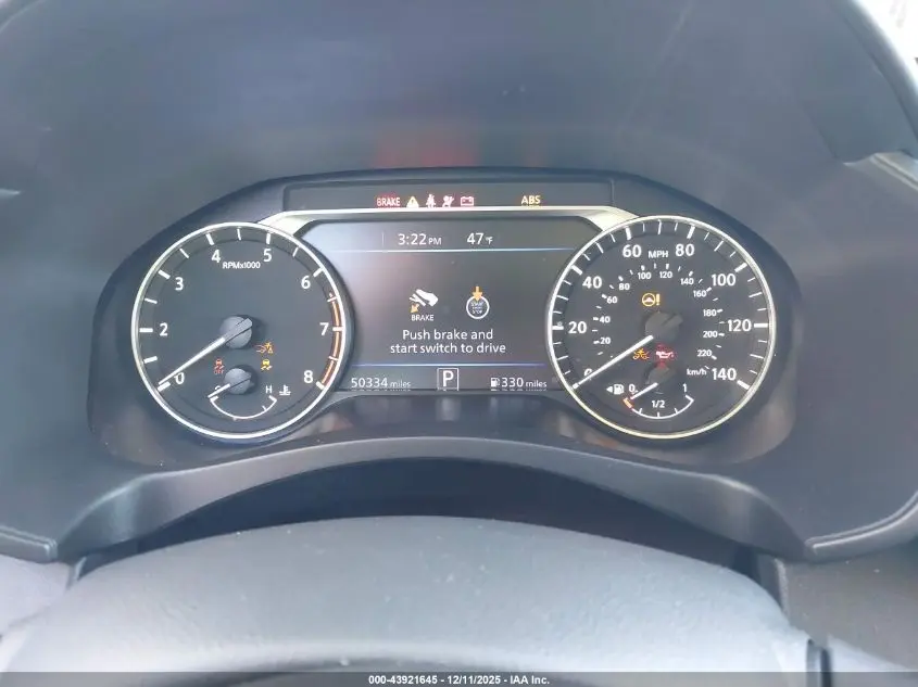 2021 NISSAN ALTIMA SR FWD