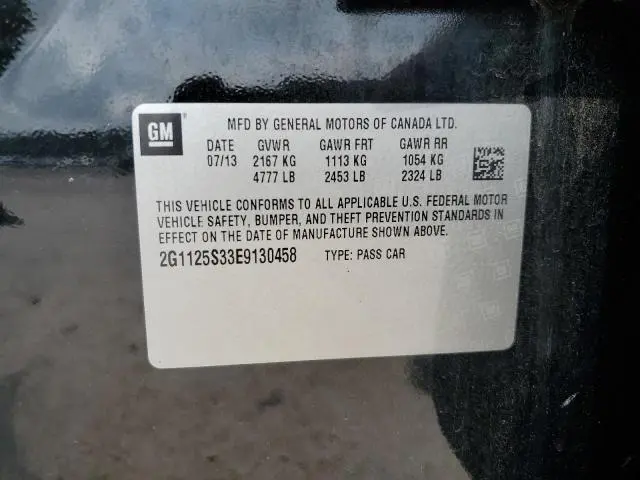 2014 CHEVROLET IMPALA LT  