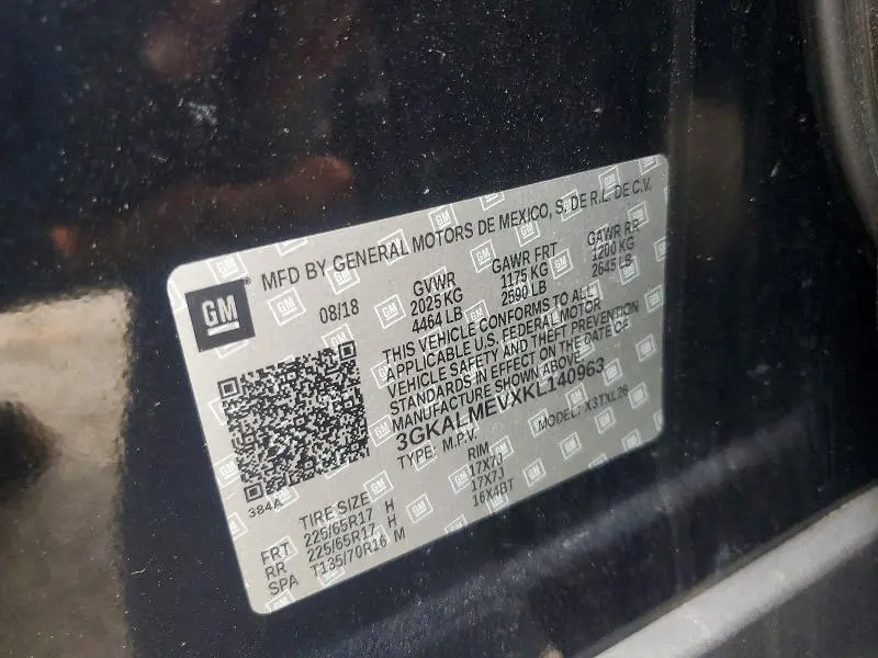 2019 GMC TERRAIN SLE  