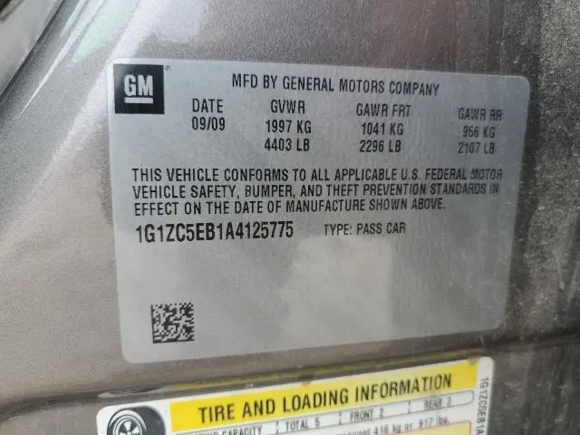 2010 CHEVROLET MALIBU 1LT  