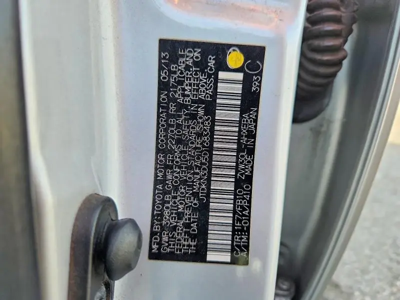 2013 TOYOTA PRIUS TWO  