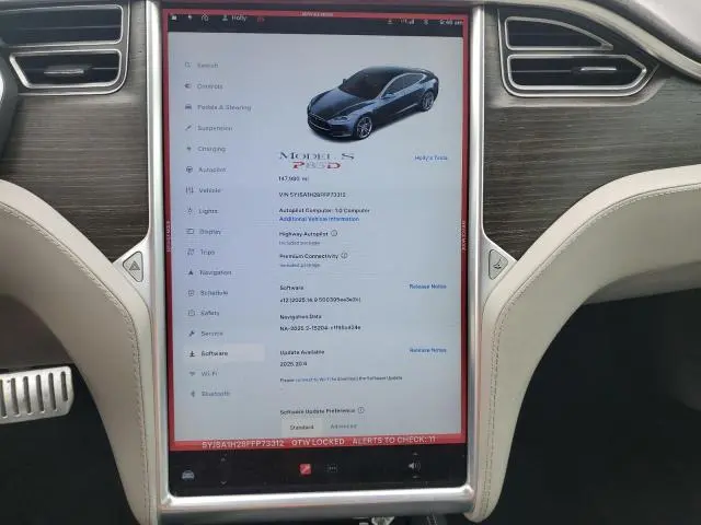 2015 TESLA MODEL S 85D  