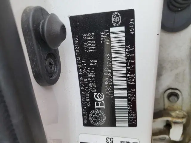 2021 TOYOTA CAMRY XSE  