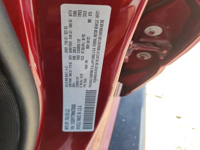 2021 RAM 1500 BIG HORN  