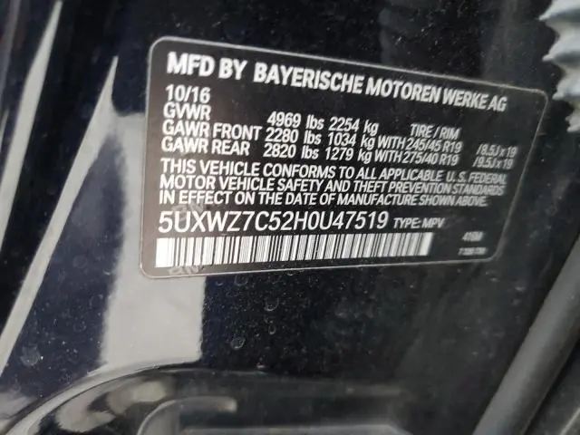 2017 BMW X3 SDRIVE28I  