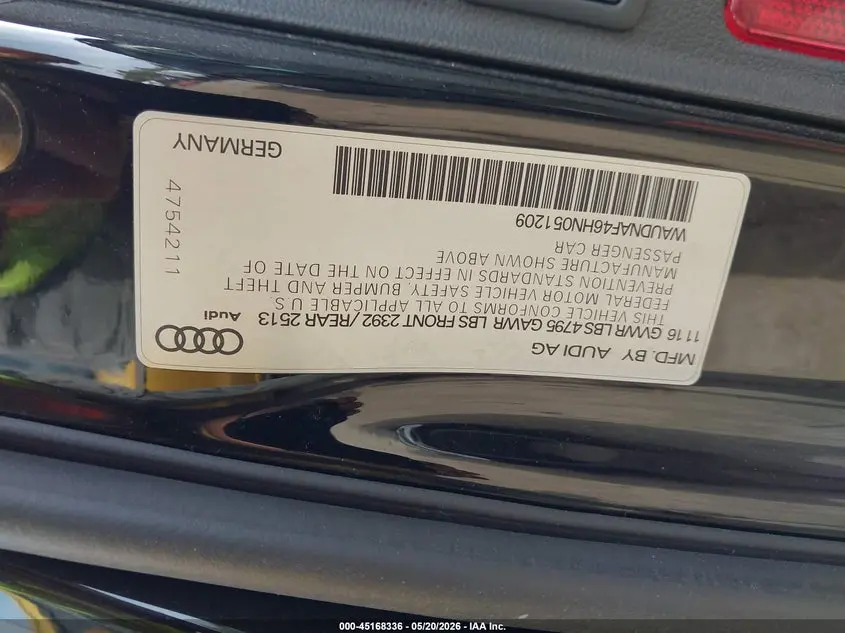 2017 AUDI A4 2.0T SEASON OF AUDI PREMIUM