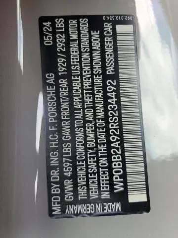 2024 PORSCHE 911 TARGA 4S  