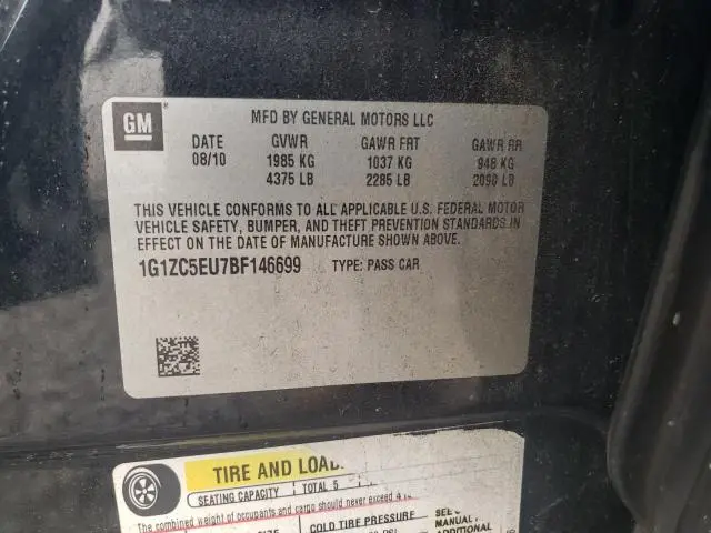 2011 CHEVROLET MALIBU 1LT  