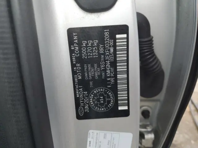 2015 HYUNDAI GENESIS 3.8L  