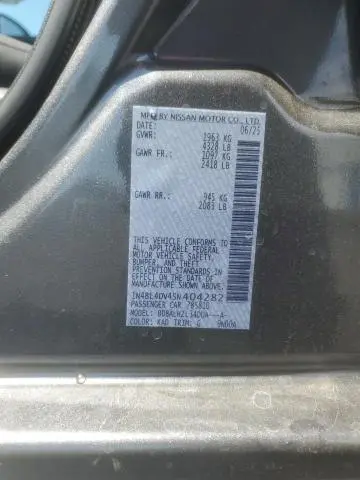 2025 NISSAN ALTIMA SV  