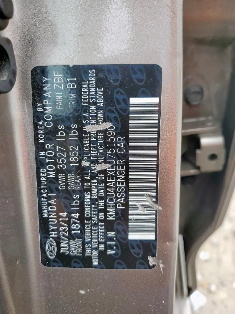 2014 HYUNDAI ACCENT GLS  