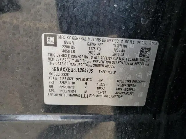 2018 CHEVROLET EQUINOX PREMIER  