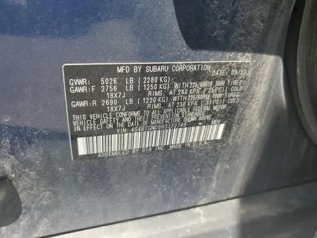 2024 SUBARU OUTBACK LIMITED XT  