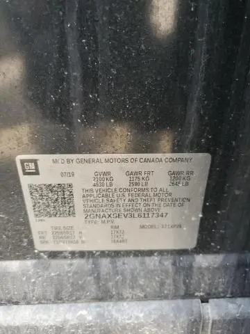2020 CHEVROLET EQUINOX LS  