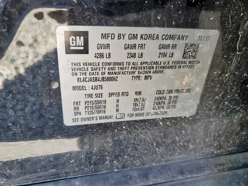 2018 BUICK ENCORE PREFERRED  