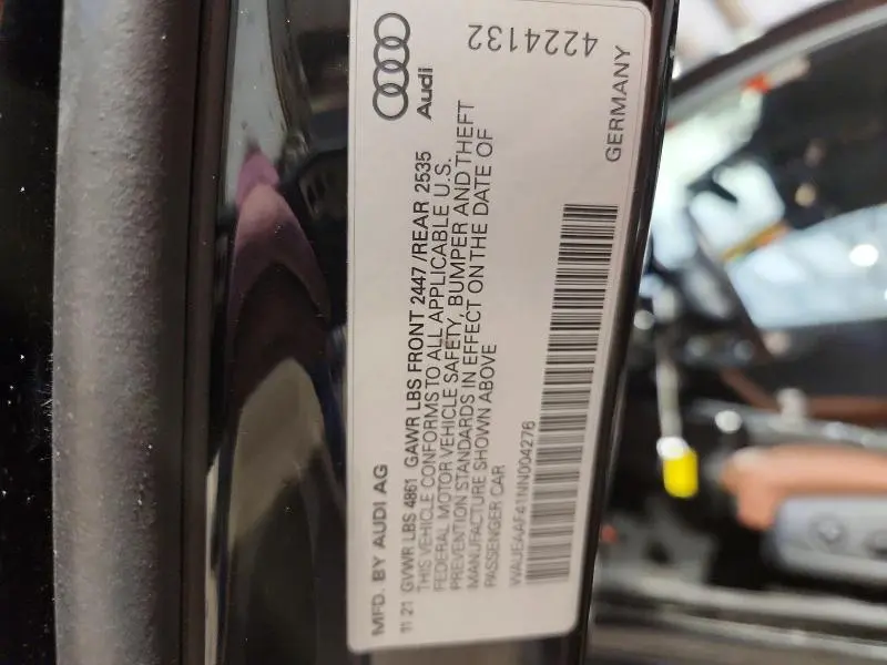 2022 AUDI A4 PREMIUM PLUS 45  