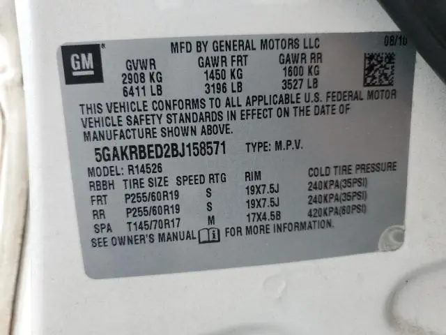 2011 BUICK ENCLAVE CXL