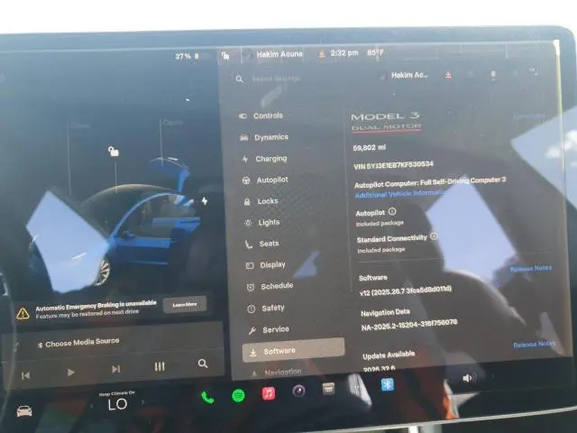 2019 TESLA MODEL 3   