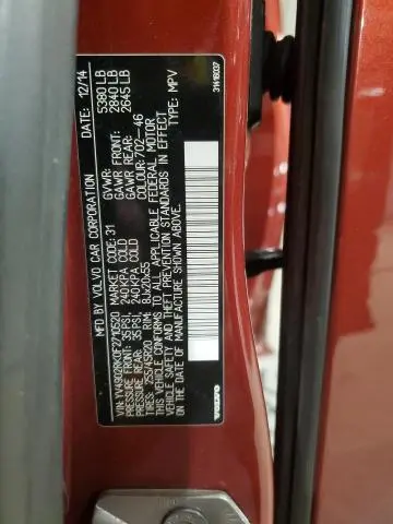 2015 VOLVO XC60 T6 PREMIER  