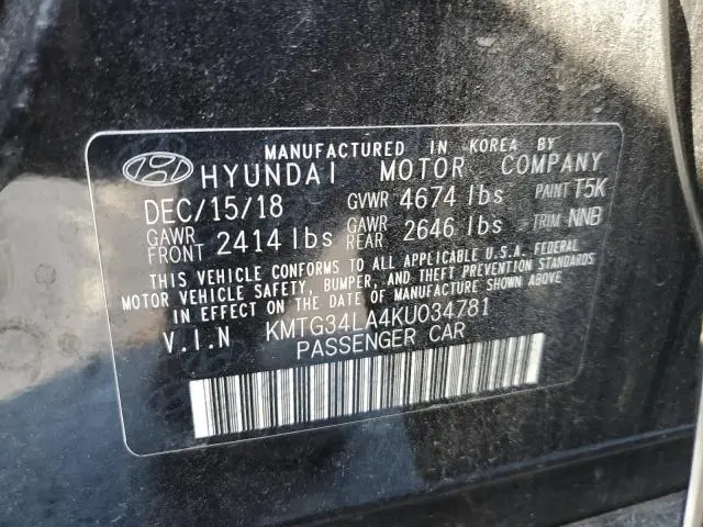 2019 GENESIS G70 ELITE  