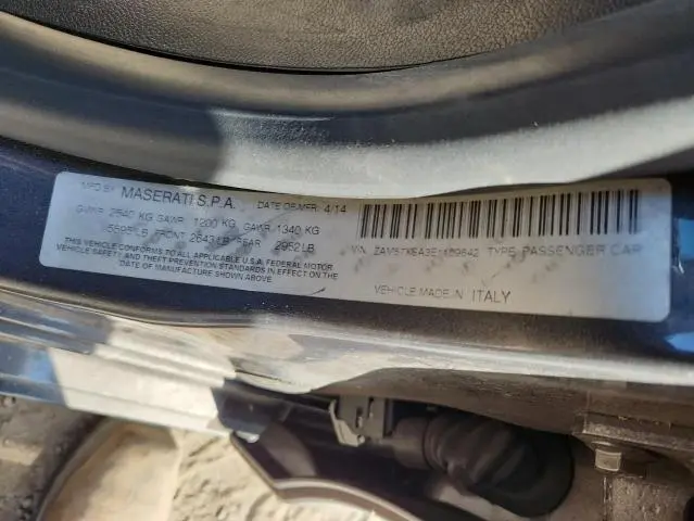 2014 MASERATI GHIBLI