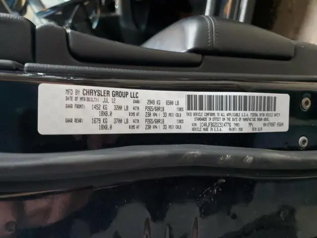 2013 JEEP GRAND CHEROKEE LIMITED  