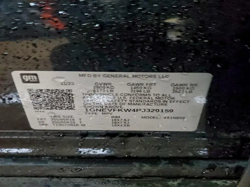 2023 CHEVROLET TRAVERSE LS  