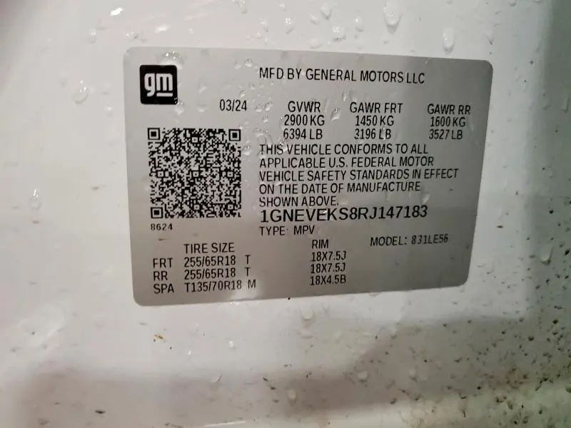 2024 CHEVROLET TRAVERSE LS  